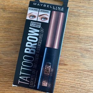 NEW Maybelline Tattoo brow peel off tint in medium brown